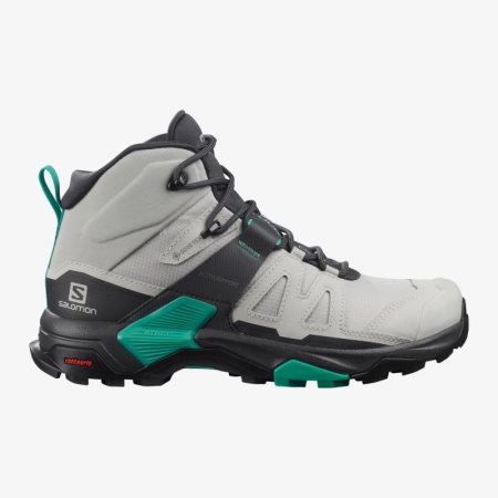 Salomon X ULTRA 4 MID GORE-TEX Womens Hiking Boots Grey UK TADC